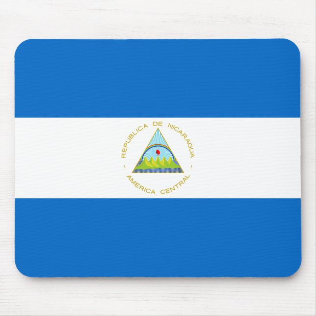 Flagga Nicaragua Musmatta (Framsidan)