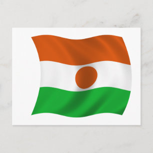 Flagga Niger Vykort