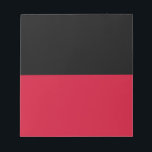 Flagga Nijmegen Anteckningsblock<br><div class="desc">Flagga Nijmegen,  Nederländerna flagga består av två lika breda vågräna rand,  den övre svarta och den nedre röda</div>