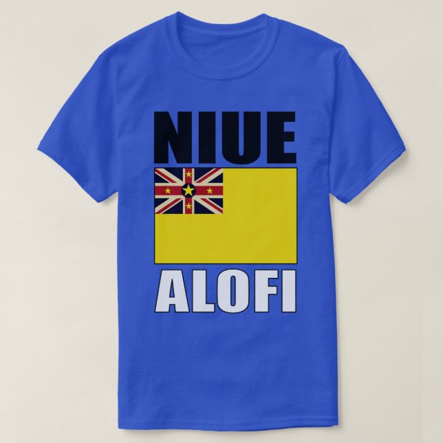 Flagga Niue T Shirt (Design framsida)