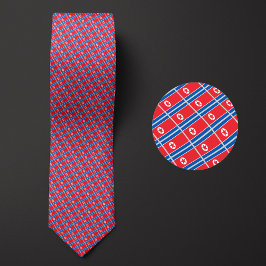 Flagga Nordkorea Mönster Slips