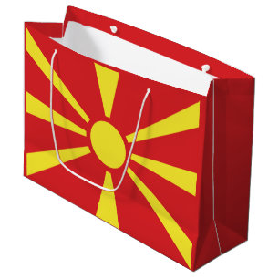 Flagga NordMakedonien