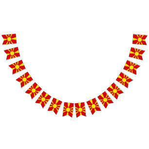 Flagga NordMakedonien