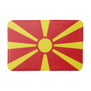 Flagga NordMakedonien Badrumsmatta