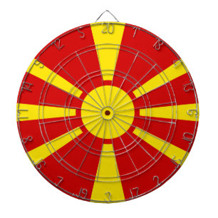 Flagga NordMakedonien Darttavla