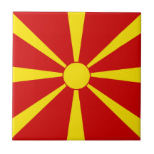 Flagga NordMakedonien