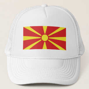 Flagga NordMakedonien Keps