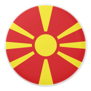 Flagga NordMakedonien Knopp