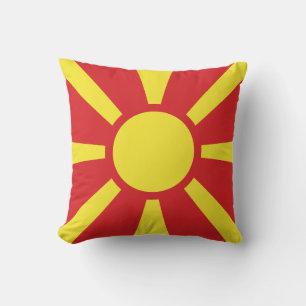 Flagga NordMakedonien Kudde