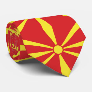 Flagga NordMakedonien Slips
