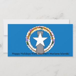 Flagga Nordmarianerna Julkort