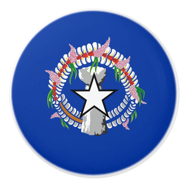 Flagga Nordmarianerna Knopp (Framsidan)