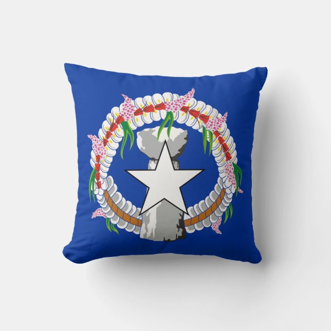 Flagga Nordmarianerna Kudde (Framsida)