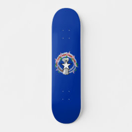 Flagga Nordmarianerna Mini Skateboard Bräda 18,5 Cm