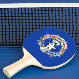 Flagga Nordmarianerna Pingisracket