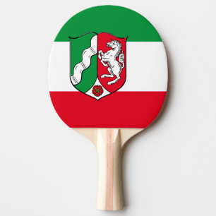 Flagga Nordrhein-Westfalen Ping Pong Paddle Pingisracket