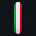 Flagga Nordrhein-Westfalen Skateboard<br><div class="desc">Skateboard med flagga av Nordrhein-Westfalen (Nordrhein-Westfalens),  utformad med vågrät tricolor of grönt,  vit och röd</div>