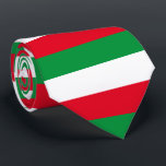 Flagga Nordrhein-Westfalen Tie Slips<br><div class="desc">Förbindelse med flagga Nordrhein-Westfalen (Nordrhein-Westfalens), utformad med vågrät av grönt, vit och röd</div>