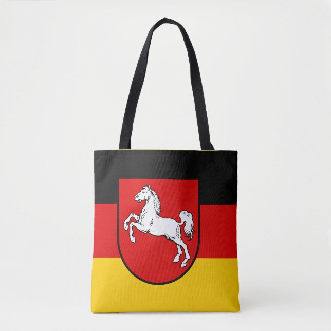 Flagga Nordrhein-Westfalen Tote Bag Tygkasse (Framsida)