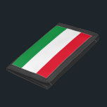 Flagga Nordrhein-Westfalen Tri-fold Wallet<br><div class="desc">Plånbok med flagga av Nordrhein-Westfalen (Nordrhein-Westfalens),  utformad med vågrät av gröntens trifärg,  vit och röd</div>