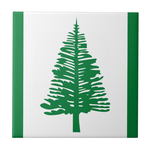 Flagga Norfolk Island Ceramic Tile Kakelplatta (Framsidan)