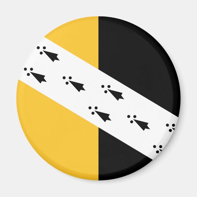 Flagga Norfolk Magnet (Framsidan)