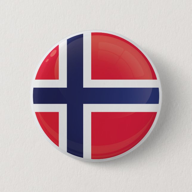 Flagga norgens runda ikoner knapp (Framsida)