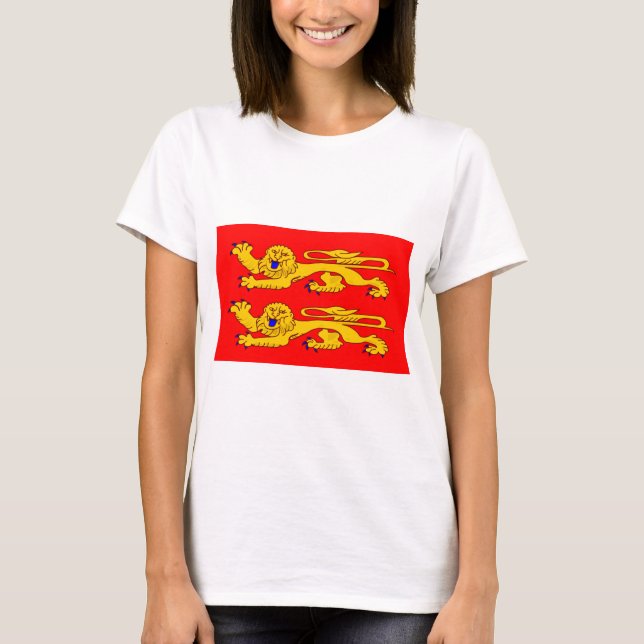 Flagga Normandie T Shirt (Framsida)