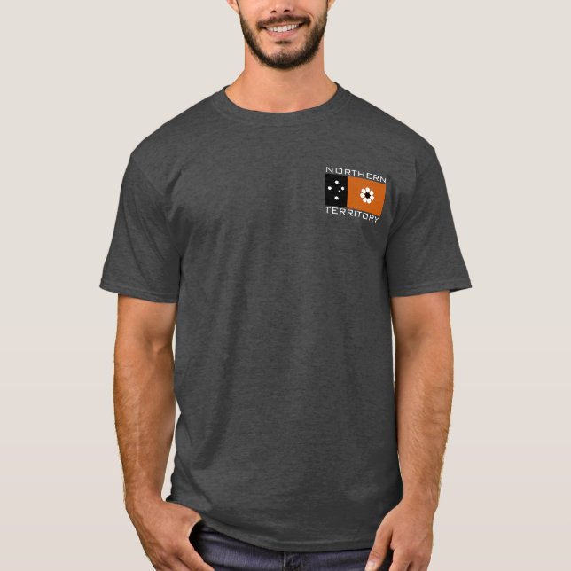 Flagga Norra territoriet (AUSTRALIA) T-Shirt (Framsida)