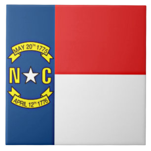Flagga North Carolina Kakelplatta