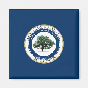 Flagga North Charleston (South Carolina) Magnet