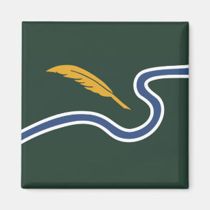 Flagga Northampton (Massachusetts, USA) Magnet