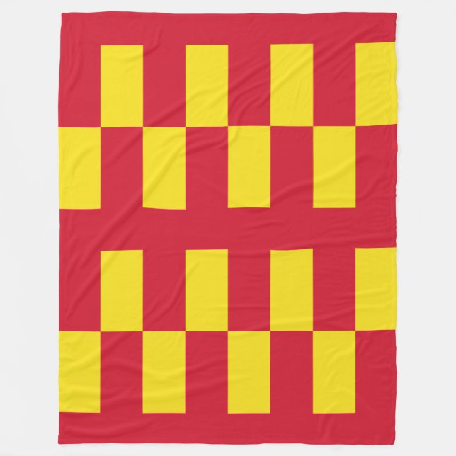 Flagga Northumberland Fleecefilt (Framsidan)