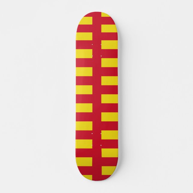 Flagga Northumberland Skateboard (Framsida)