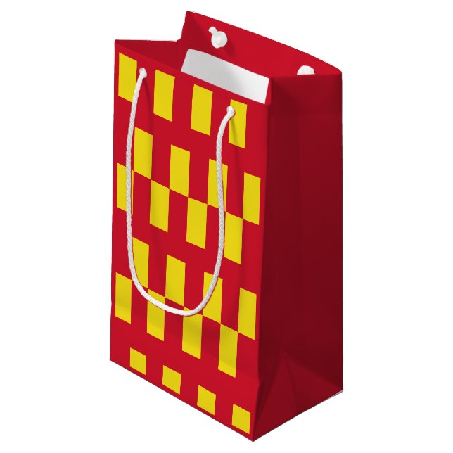 Flagga Northumberland Small Gift Bag (Framsidan Vinklad)