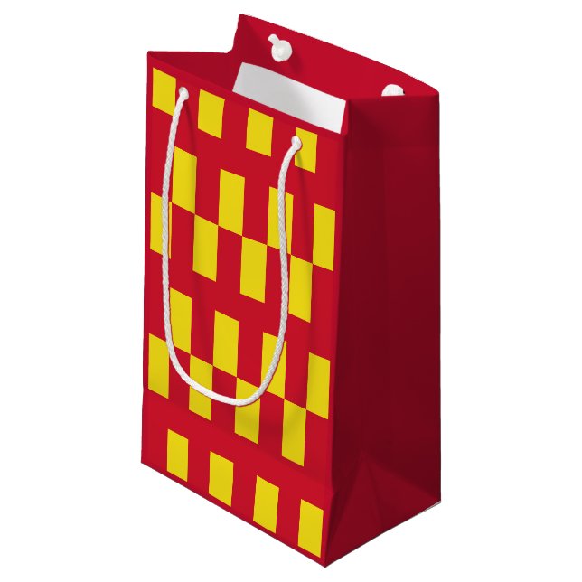 Flagga Northumberland Small Gift Bag (Framsidan Vinklad)