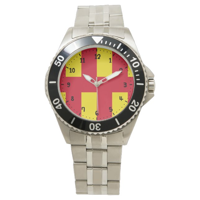 Flagga Northumberland Watch Armbandsur (Framsida)