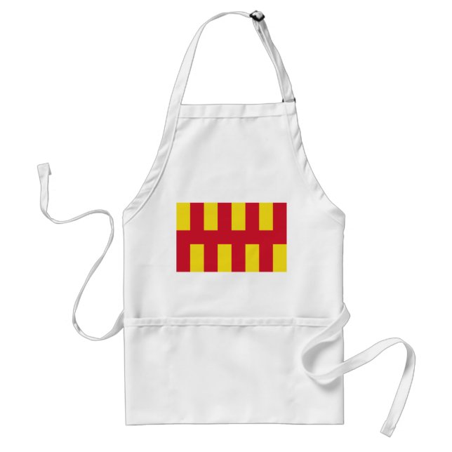 Flagga Northumberlands Vuxen Apron Förkläde (Framsidan)