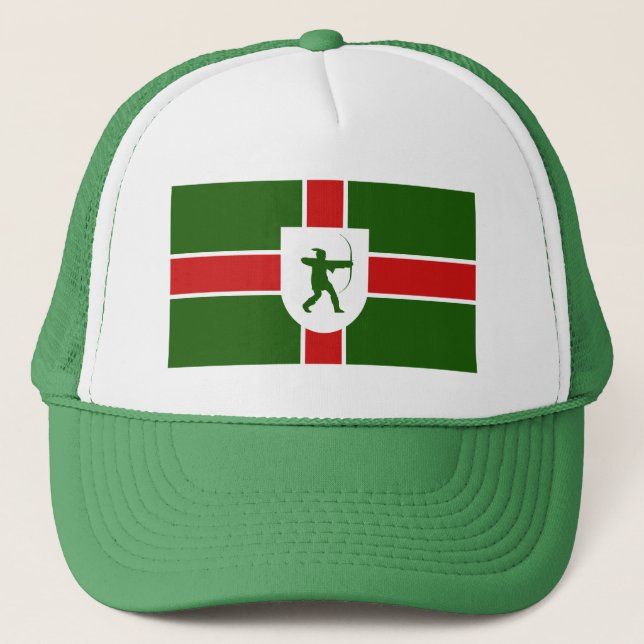 Flagga Nottinghamshire Hat Keps (Framsida)