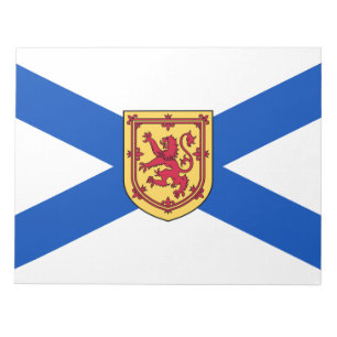 Flagga Nova Scotia (den kanadensiska provinsen) Anteckningsblock