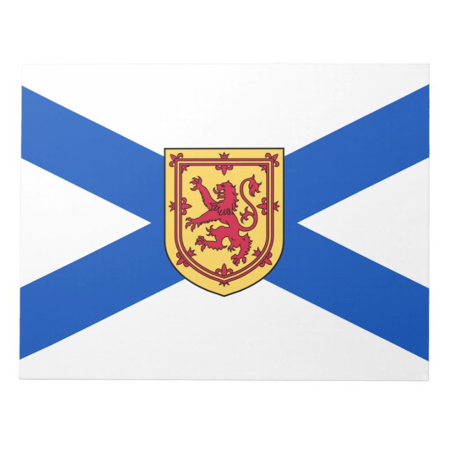 Flagga Nova Scotia (den kanadensiska provinsen) Anteckningsblock (Framsida)