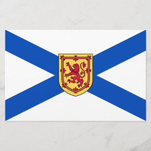Flagga Nova Scotia (den kanadensiska provinsen) Brevpapper