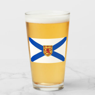 Flagga Nova Scotia (den kanadensiska provinsen) Glaskopp