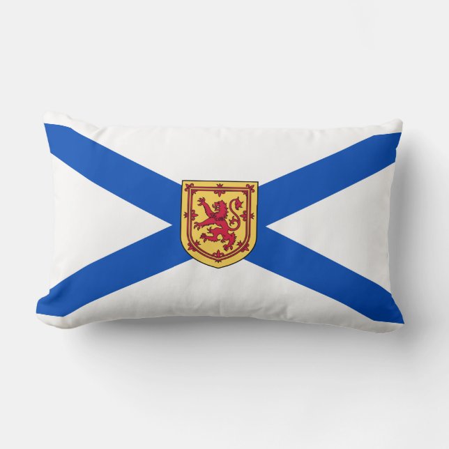 Flagga Nova Scotia (den kanadensiska provinsen) Lumbarkudde (Framsida)