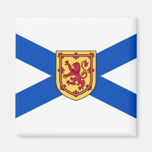 Flagga Nova Scotia (den kanadensiska provinsen) Magnet