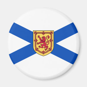 Flagga Nova Scotia (den kanadensiska provinsen) Magnet