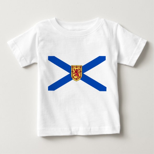Flagga Nova Scotia (den kanadensiska provinsen) T Shirt (Framsida)