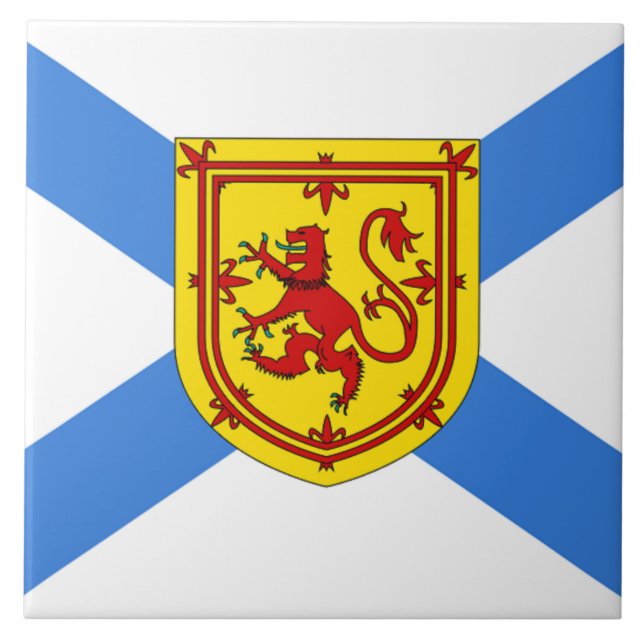 Flagga Nova Scotia Kakelplatta (Framsidan)