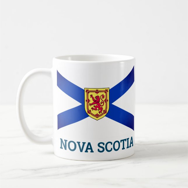 Flagga Nova Scotia, Kanada Kaffemugg (Vänster)
