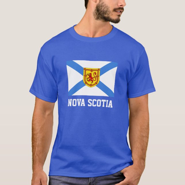 Flagga Nova Scotia T Shirt (Framsida)